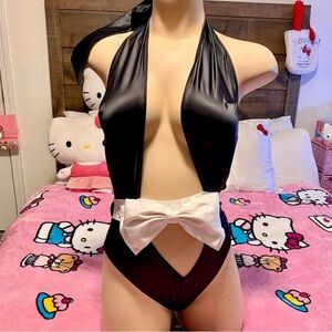 Victoria’s Secret Satin Bow Teddy Bodysuit